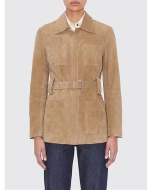 Tory Burch Suede Jacket - Natural