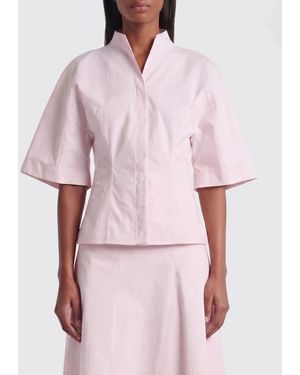 Jacquemus Moisson Cotton Poplin Shirt - Pink