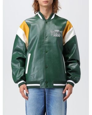 Tommy Hilfiger Relaxed Faux Leather Jacket - Green