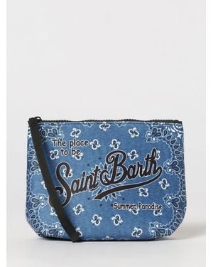 MC2 Saint Barth Neoprene Aline Mc2 Pouch With Saint Barth Logo - Blue