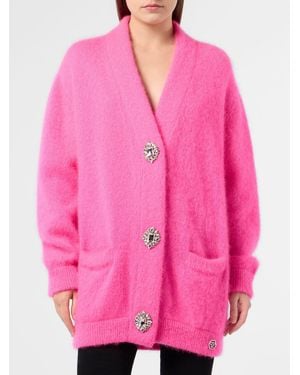 Philipp Plein Cardigan Femme - Rose