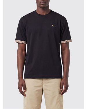 Burberry Camiseta Hombre - Azul
