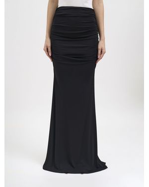 Elisabetta Franchi Long Skirt - Black