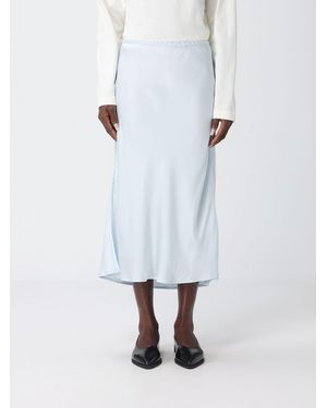 Jil Sander Satin Skirt - White