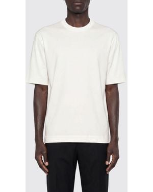 ZEGNA Cotton And Silk T-Shirt - White