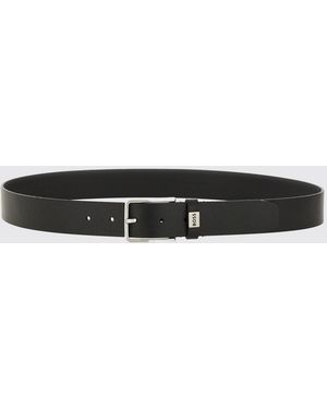 BOSS Pin-Buckle Leather Belt - White