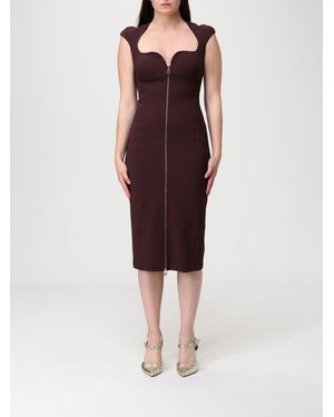 Elisabetta Franchi Corset Dress - Red