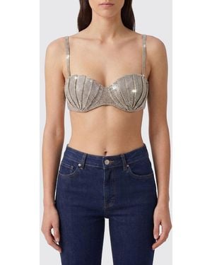 GIUSEPPE DI MORABITO Crystal-Embellished Bra - Blue