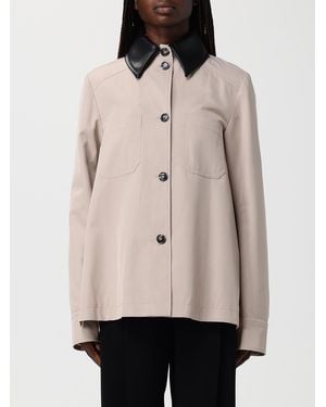 Sportmax Cotton Blend Shirt Jacket - Natural