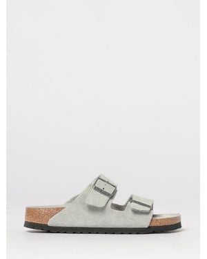 Birkenstock Arizona Suede Sandals - White