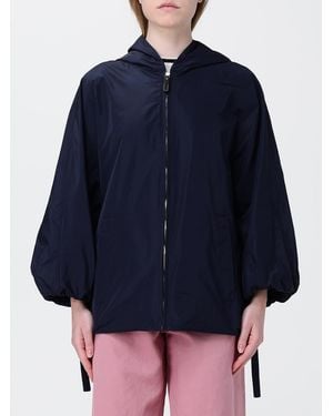 Max Mara Hooded Oversized Windbreaker - Blue