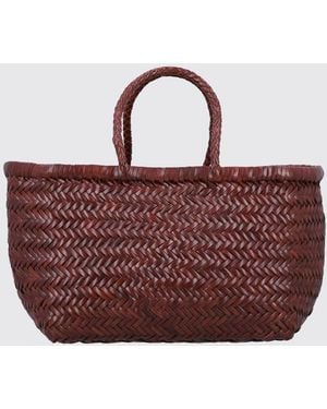 Dragon Diffusion Bolso Triple Jump De Piel Trenzada - Morado