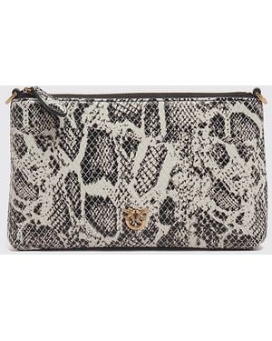 Pinko Clutch Damen - Grau