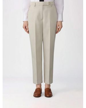 Thom Browne Cotton Tailored Pants - Natural