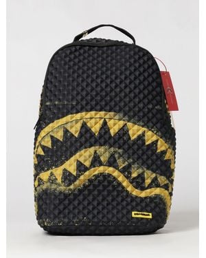 Sprayground Polyester Backpack With Printed Logo And Padded Shoulder Straps - Blue