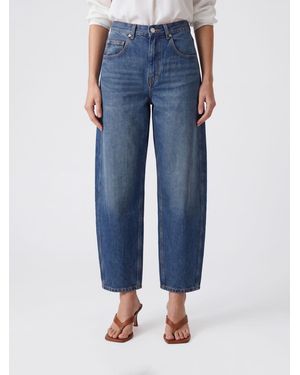 Isabel Marant Oriane High-Waisted Baggy Jeans - Blue