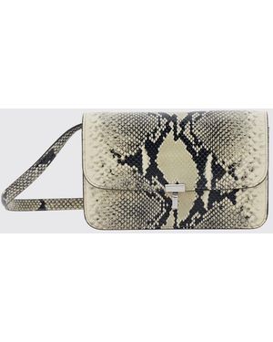 TOTEME Minibolso Bandolera T-Lock De Piel Con Estampado De Pitón Y Logo - Multicolor