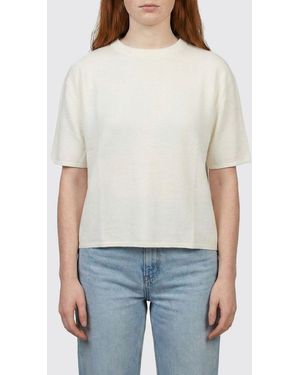 Lisa Yang T-Shirt Cropped - Bianco