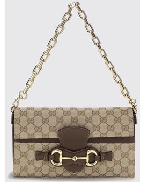 Gucci Schultertasche Damen - Natur