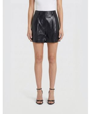Anine Bing Leather Shorts - Black