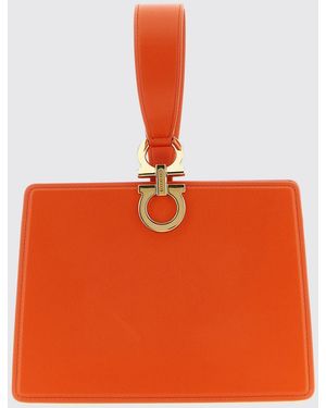 Ferragamo Leather Bag - Orange
