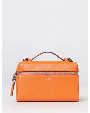 Tory Burch Mini Romy Grained Leather Bag - Orange
