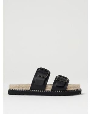 Castañer Comfortable And Stylish Espadrille Sandals With Buckle Detail For Casual Wear - Black