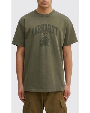 Carhartt Cotton T-Shirt With Logo - Green