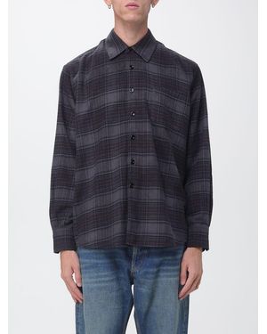 Our Legacy Relaxed Fit Tartan Check Cotton Shirt - Blue
