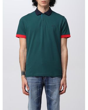 Sun 68 Polo Shirt - Green