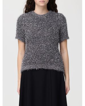 Moschino Polyester Knit Top - Grey