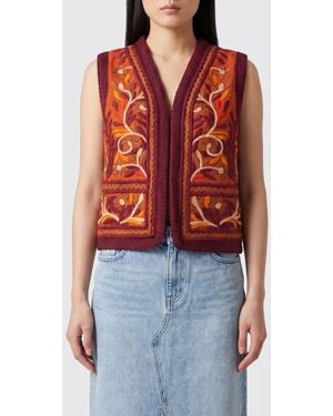 Antik Batik Gilet Sartoriale - Rosso