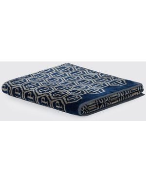 Philipp Plein Serviette De Plage Homme - Bleu