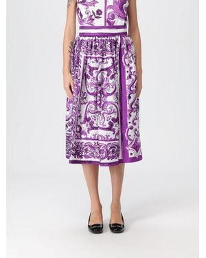 Dolce & Gabbana Falda Mujer - Morado