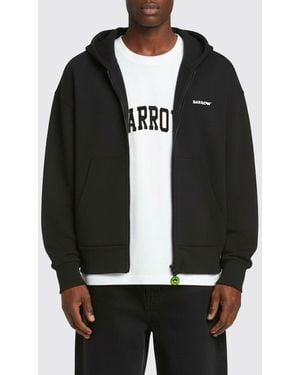 Barrow Cotton Hoodie With Logo - Black