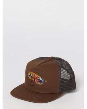 Filson Durham Cotton Twill And Mesh Nylon Cap - Brown
