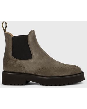 Doucal's Flat Ankle Boots - Brown