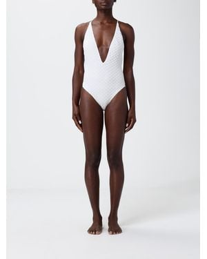 Missoni Viscose One-Piece Swimsuit - White