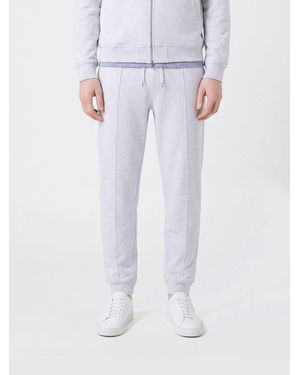 Brunello Cucinelli Cotton Blend Jogging Trousers - White