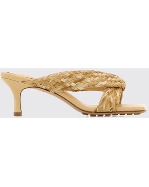 Bottega Veneta Heeled Sandal - Natural
