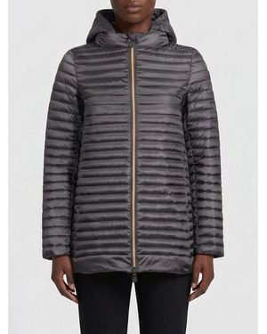 Save The Duck Nylon Down Jacket With Hood - Grey
