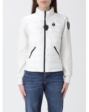 Blauer Padded Down Jacket With Zip - Blue