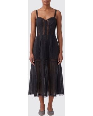 Charo Ruiz Defelle Midi Dress Ibiza - Black