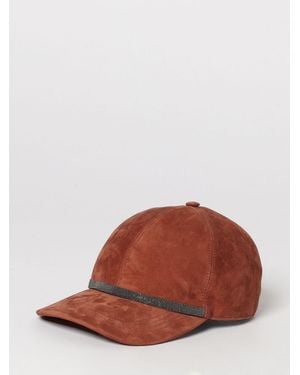 Brunello Cucinelli Suede Baseball Cap - Brown