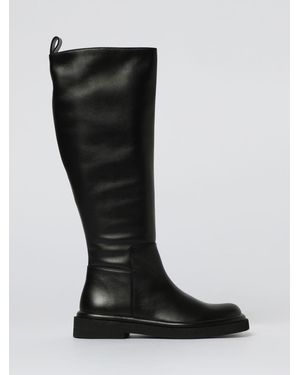 Paloma Barceló Flat Ankle Boots - Black