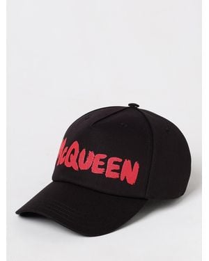 McQueen Casquette À Logo Imprimé - Noir