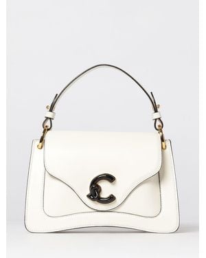 Coccinelle C-Me Leather Bag - Natural