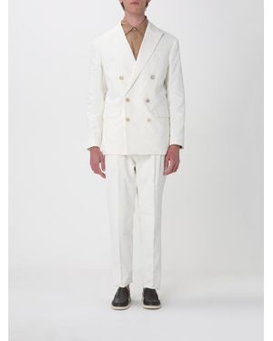 DSquared² Double Breasted Linen Dress - White