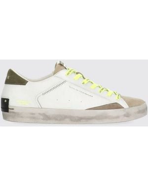 Crime London Distressed Leather Trainers - Natural