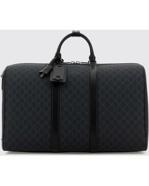 Gucci Borsone Da Viaggio Grande - Nero